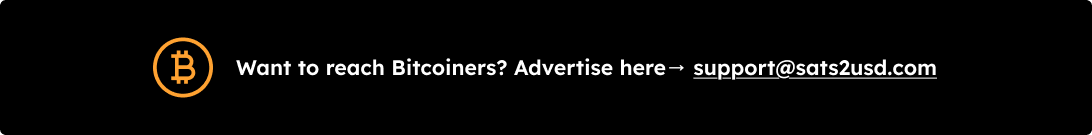 Want to reach Bitcoiners? Advertise here